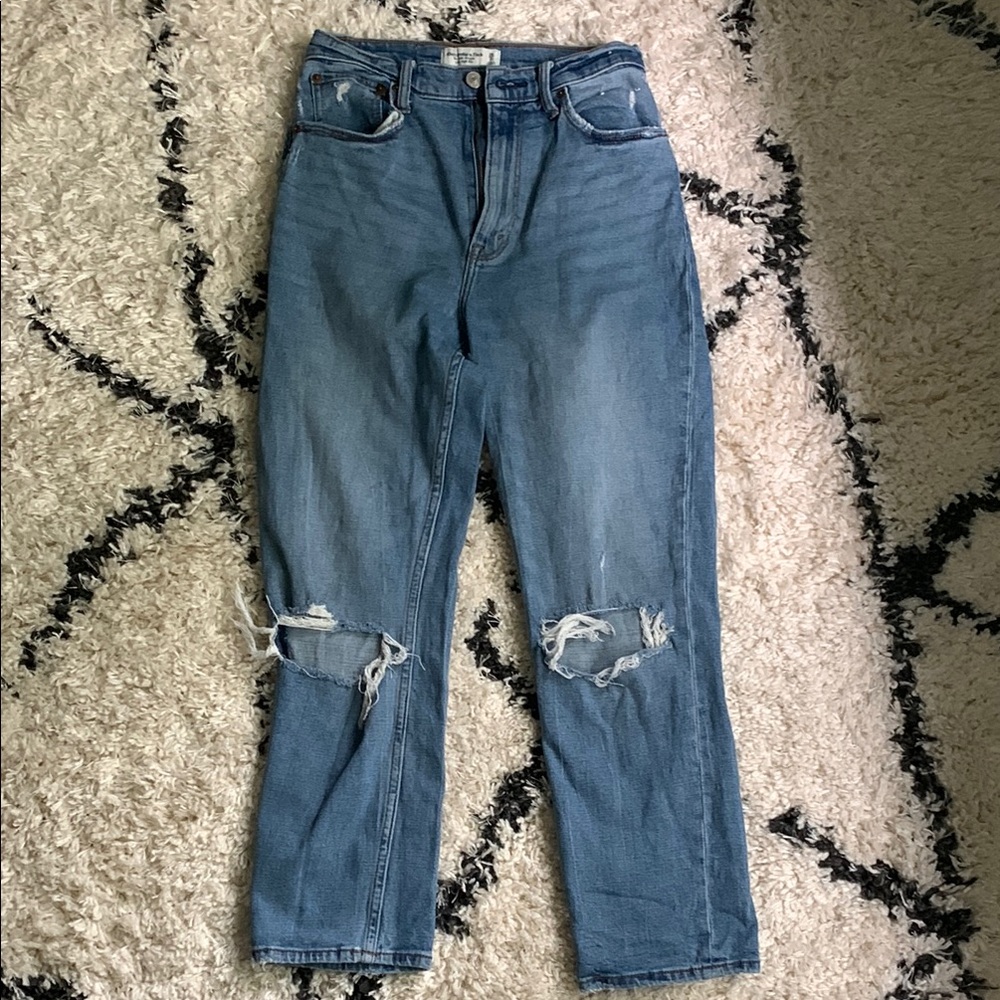 Abercrombie & Fitch High Rise Blue Jeans size 26